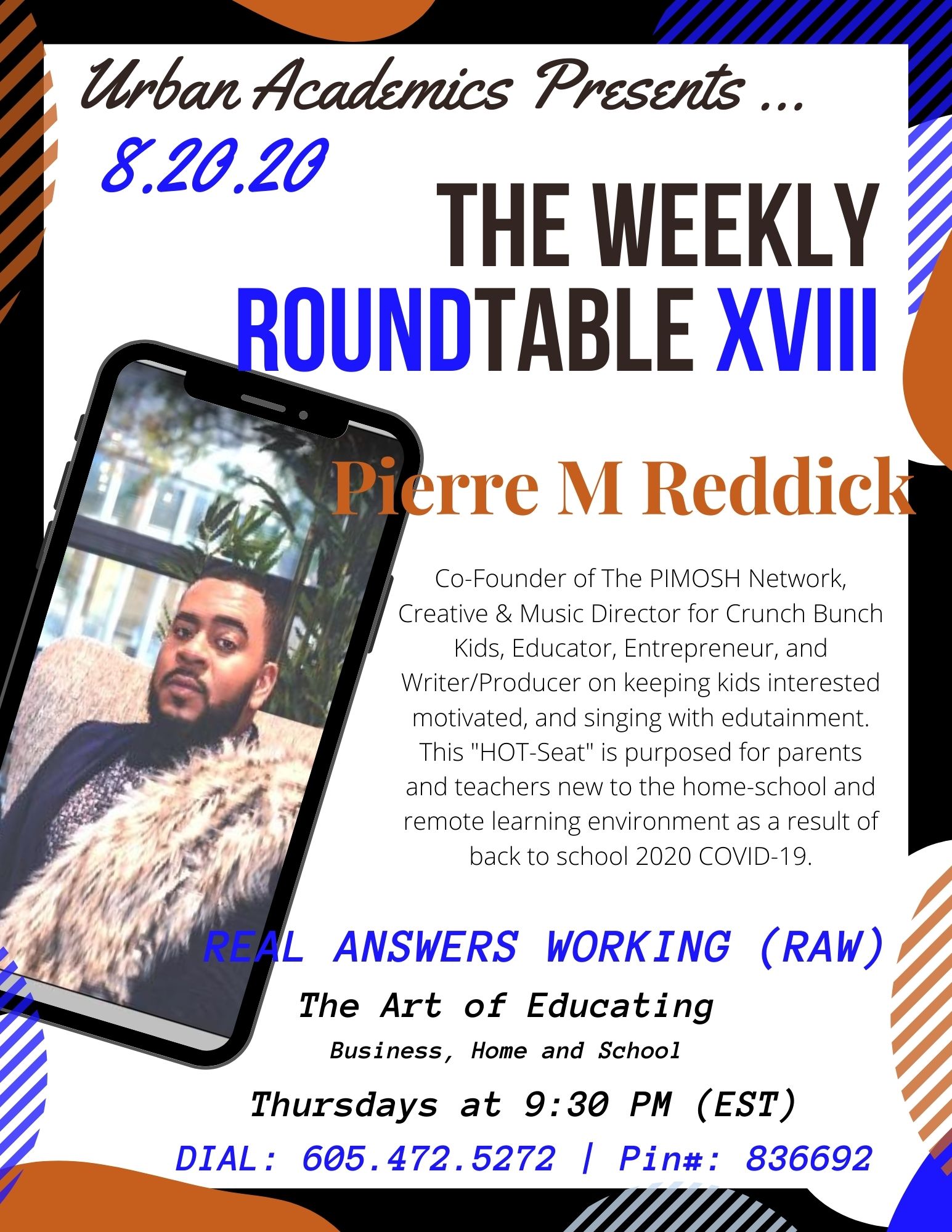 Pierre Reddick is in the HOT-Seat on Using Creativity to Keep Kids Engaged in Education. He shares hacks, tips and tricks for Remote Learning