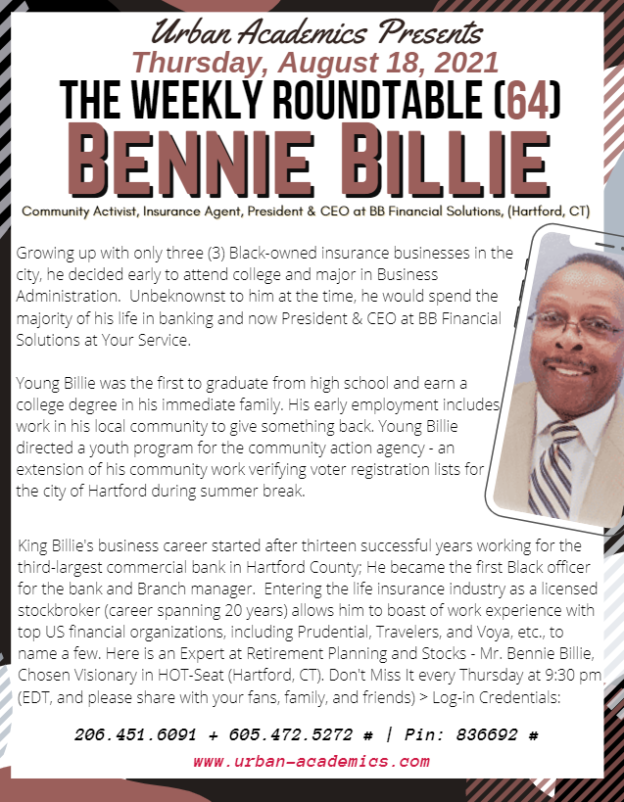 Bennie Billie, BB Financial Solutions (Hartford, CT)