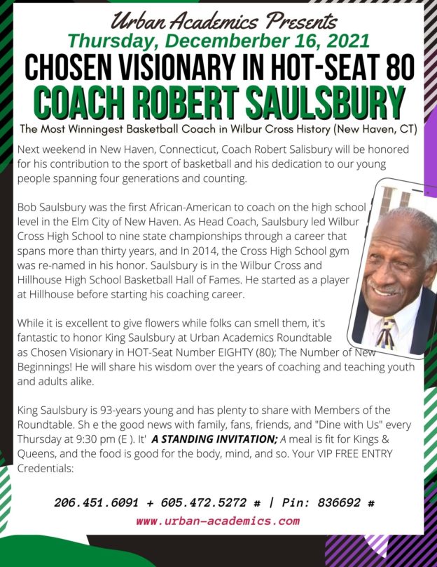 HOT-Seat 80, Coach Robert Saulsbury the Winningest Coach in Wilbur Cross History on Sportsmanship